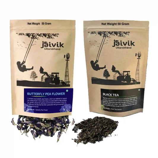 Butterfly Pea Black Flower Tea Combo