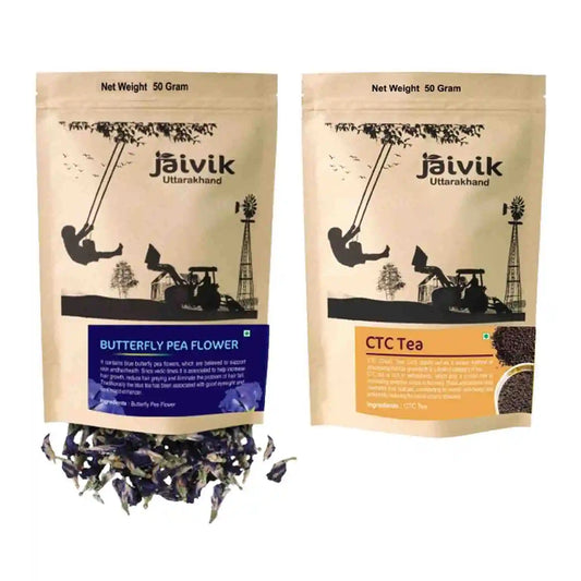 Butterfly Pea CTC Flower Tea Combo