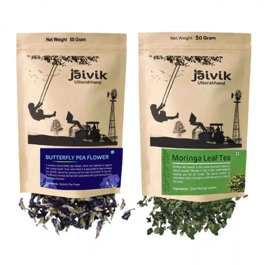 Butterfly Pea Moringa Flower Tea Combo