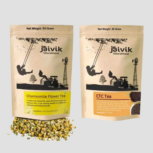 Chamomile CTC Flower Tea Combo