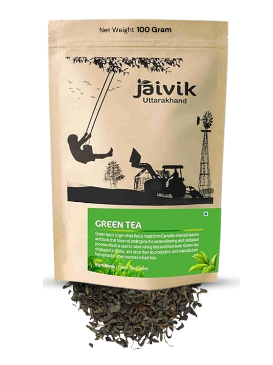 Whole Leaf Green Tea - 100 gm