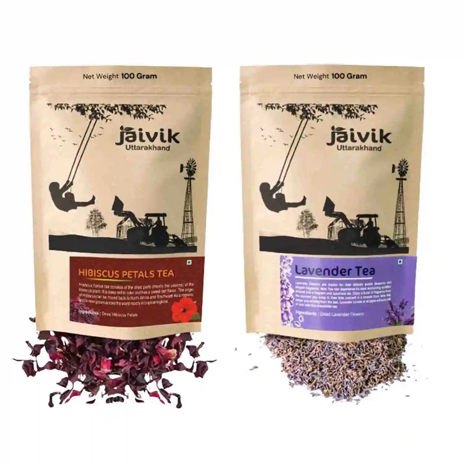 Hibiscus Lavender Buds Herbal Tea Combo