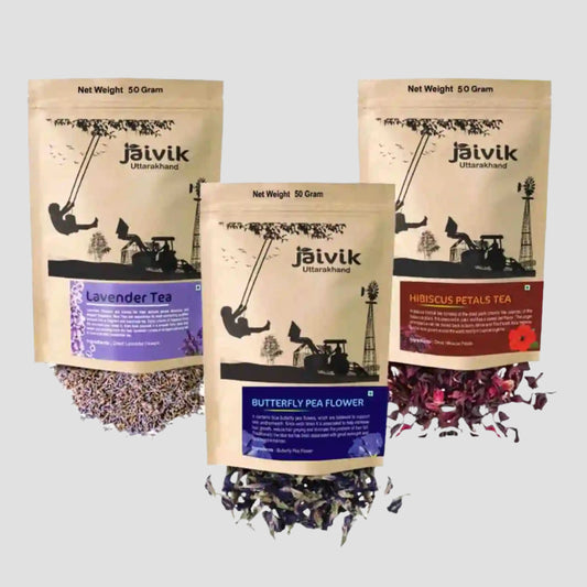 Lavender Hibisucs Butterfly Pea Herbal Tea Gift Pack Combo