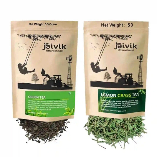 Lemongrass Green Flower Tea Combo