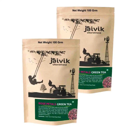 Rose Petals Green Tea Premix Pack2