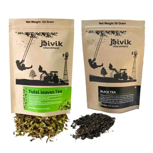 Tulsi Black Flower Tea Combo