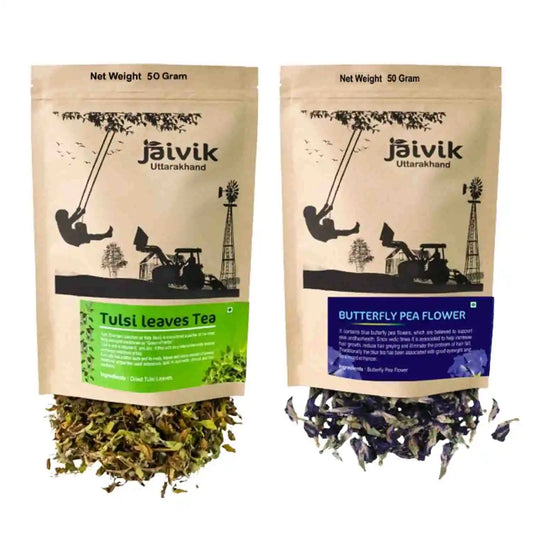 Tulsi Butterfly Pea Flower Tea Combo