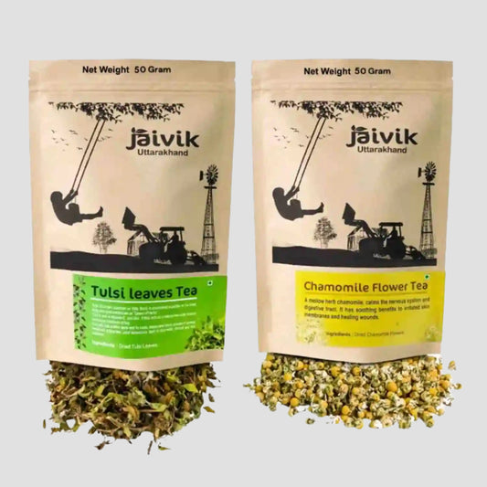 Tulsi Chamomile Herbal Tea Combo