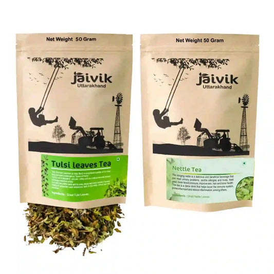Tulsi Nettle Flower Tea Combo