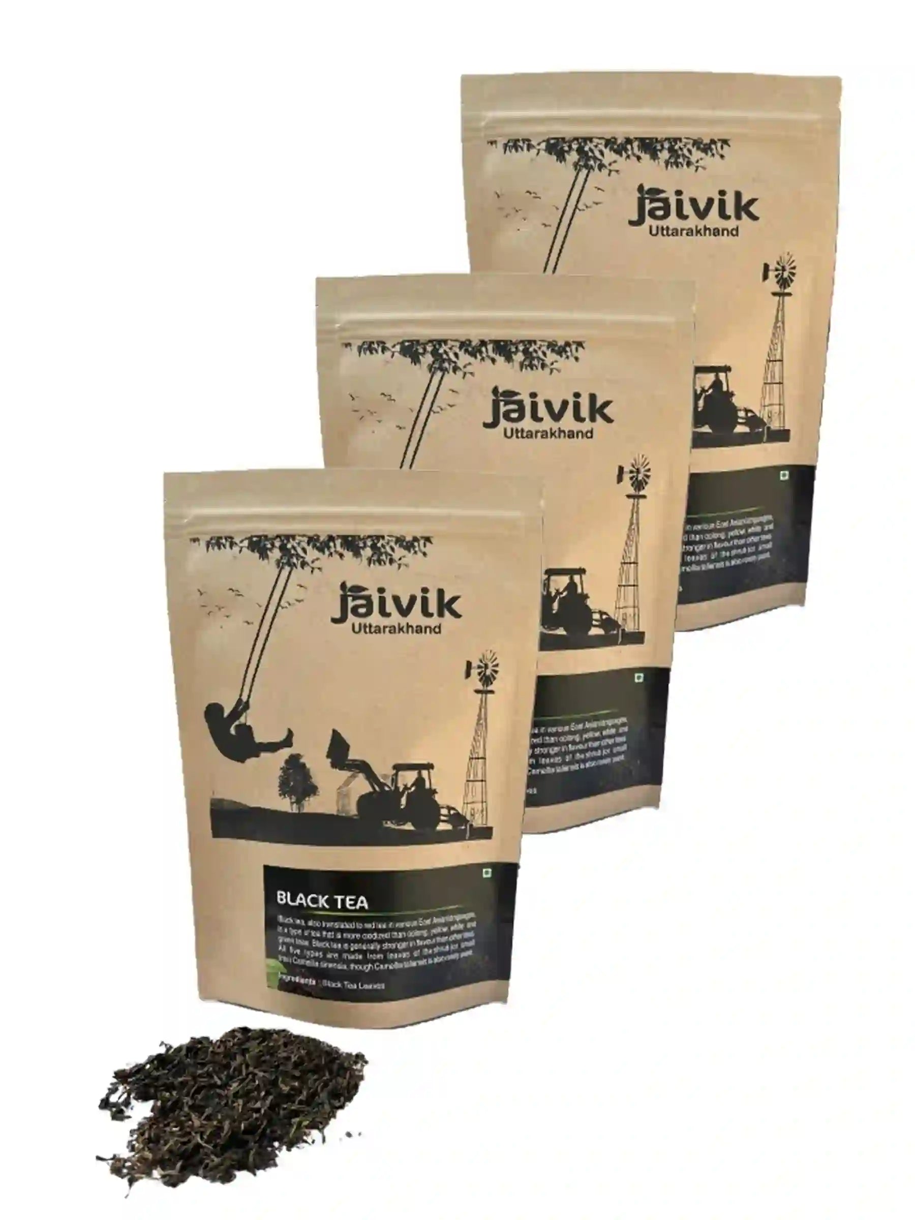 Tea Vi Whole Leaf Black Tea - 300 gm – Jaivik Uttarakhnd