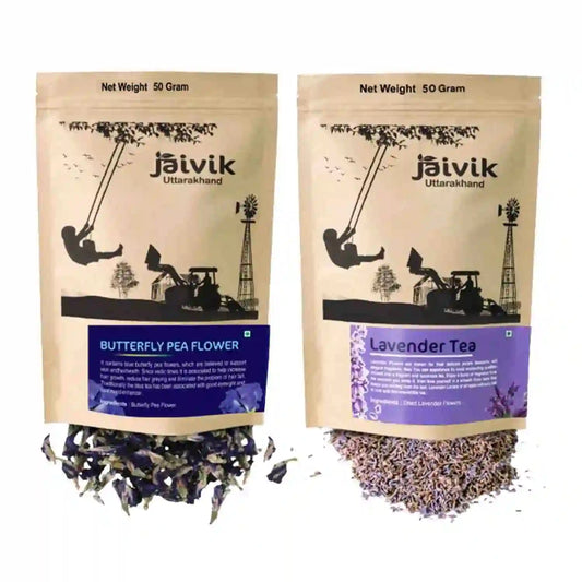 Butterfly Pea Lavender Buds Herbal Tea Combo