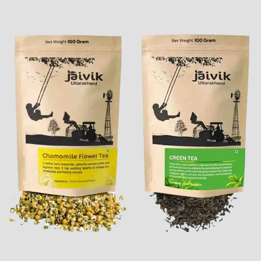 Chamomile Green Herbal Tea Combo