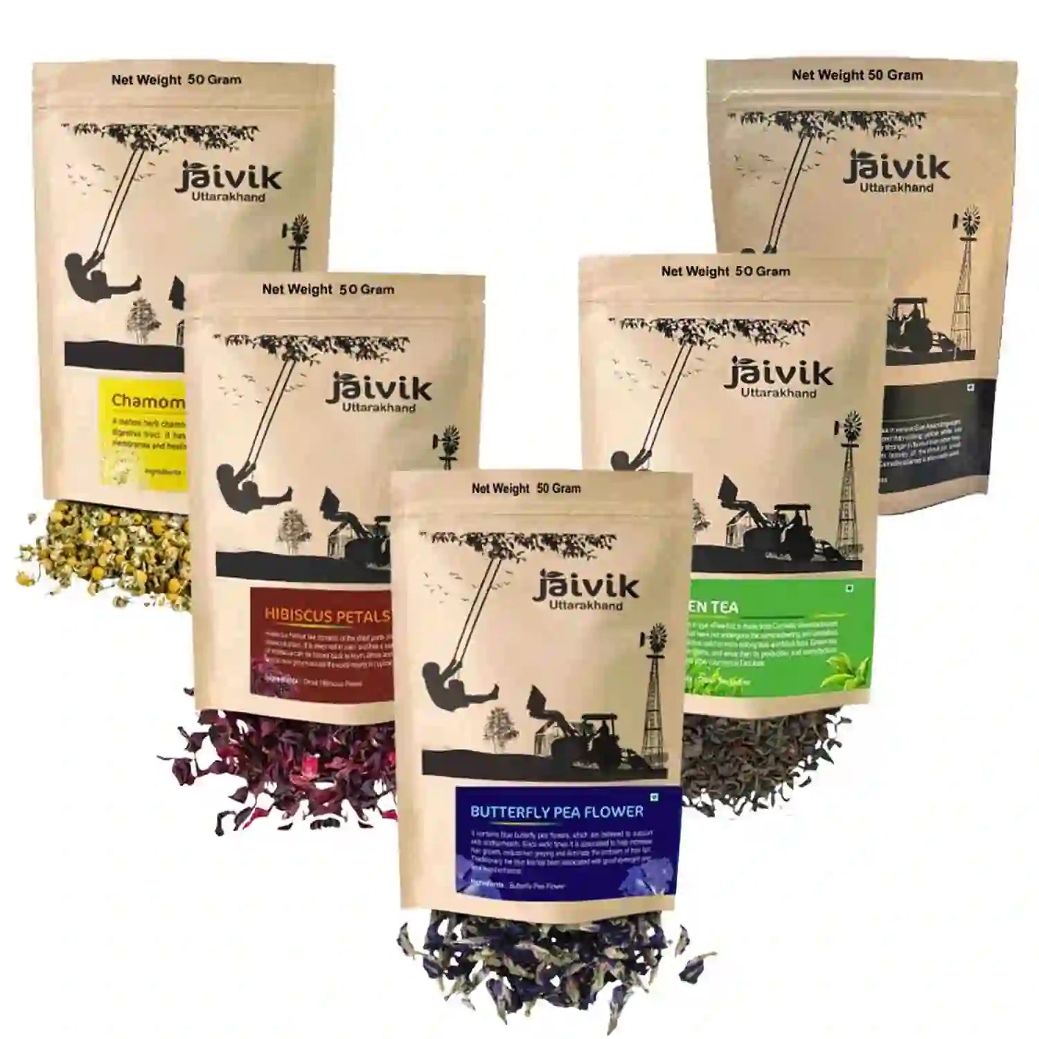 Chamomile_Haibiscus_Butterfly_Pea_Green_Black_Herbal_Tea_Gift_Pack_Combo