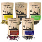 Chamomile Hibiscus Butterfly Pea Balck Green Herbal Tea Gift Pack Combo
