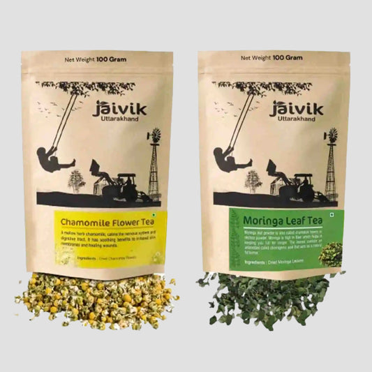 Chamomile Moringa Herbal Tea Combo