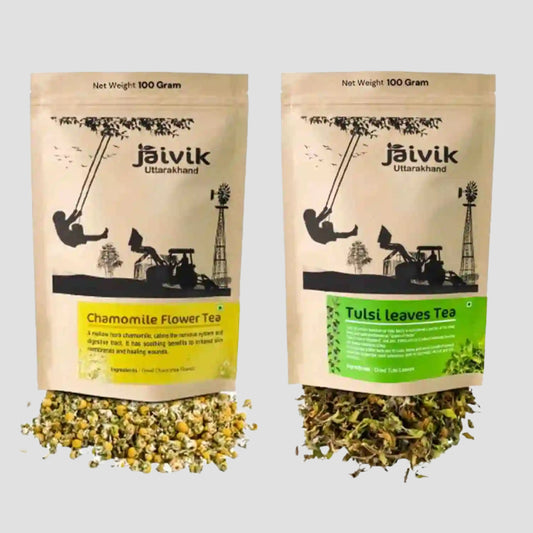 Chamomile Tulsi Herbal Tea Combo