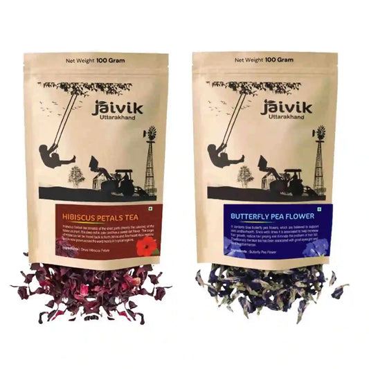 Hibiscus Butterfly Pea Herbal Tea Combo