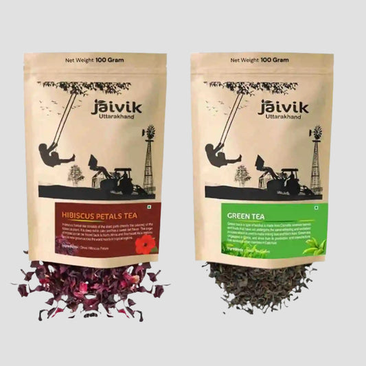 Hibiscus Green Herbal Tea Combo