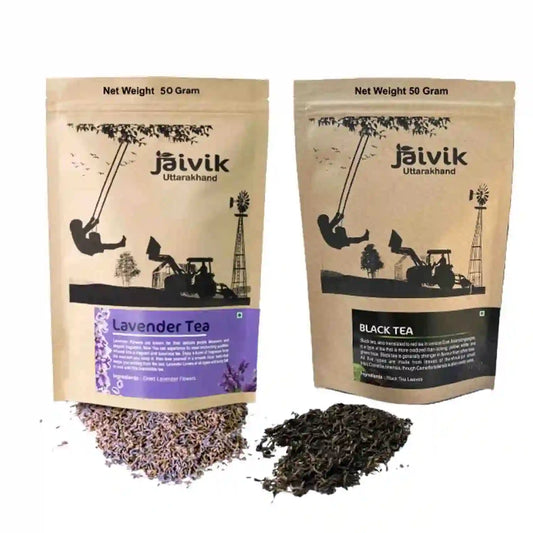 Lavender Buds Black Flower Tea Combo