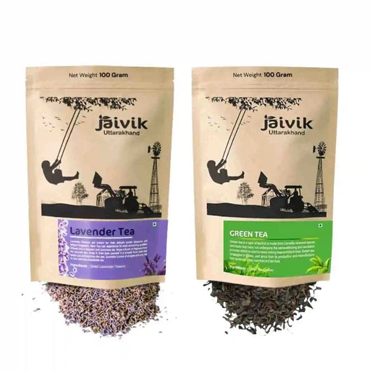 Lavender Buds Green Herbal Tea Combo