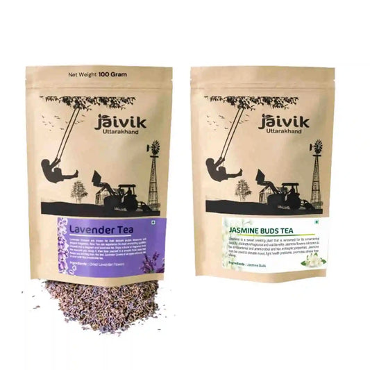 Lavender Buds Jasmine Buds Herbal Tea Combo