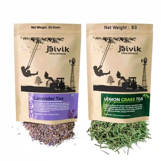 Lavender Buds Lemongrass Herbal Tea Combo