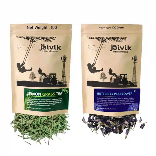 Lemongrass Butterfly Pea Herbal Tea Combo