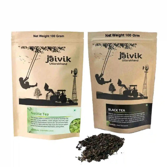 Nettle Black Herbal Tea Combo