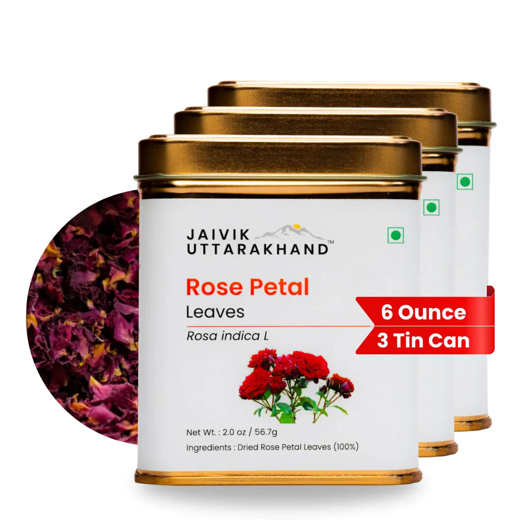 Rose Petals Tea Tin Box