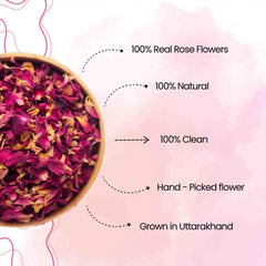 Rose Petals Herbal Tea - Jaivik Uttarakhand