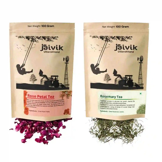 Rose Petals Rosemary Herbal Tea Combo