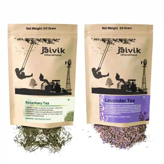 Rosemary Lavender Buds Flower Tea Combo