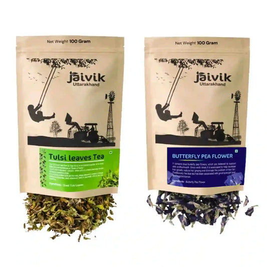 Tulsi Butterfly Pea Herbal Tea Combo
